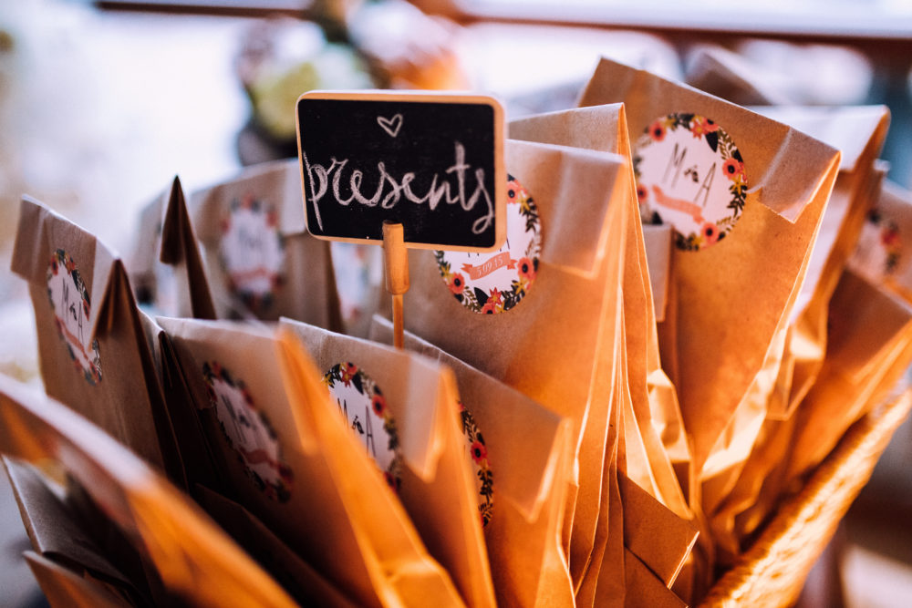 Gastgeschenke Besorgungen Hochzeitsplanung