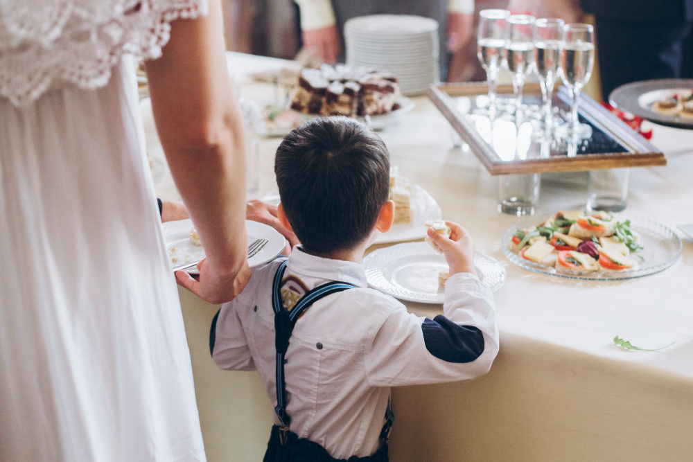 Tischordnung der Hochzeit Kindertisch