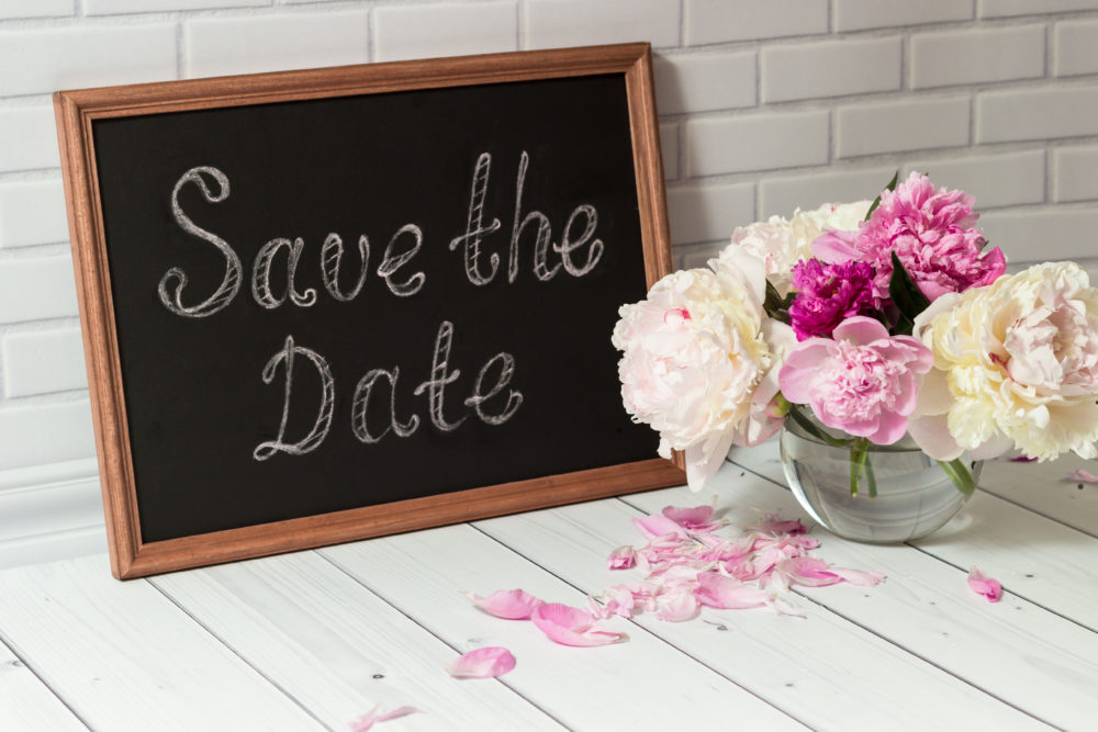 Hochzeitstermin festlegen Save The Date