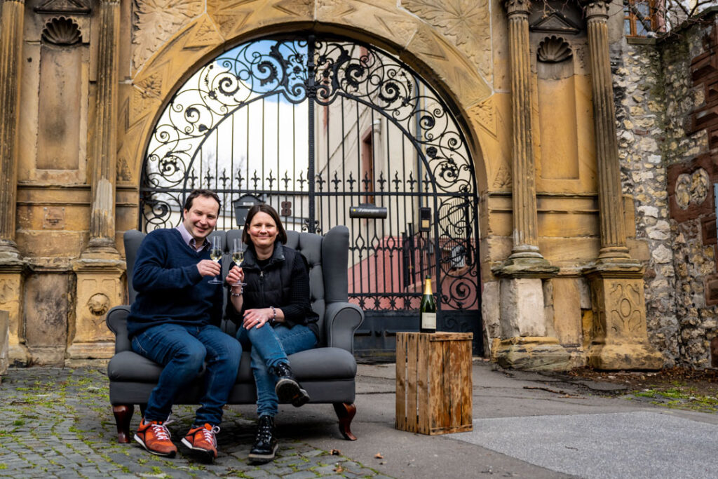 Sarah und Kurt Janson - Schloss Janson, Hochzeitslocation, Weingut Pfalz