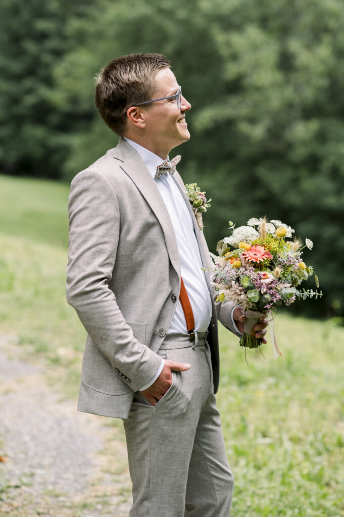 Hochzeit in der Natur - Hochzeitsshooting in den Bergen Österreichs 
